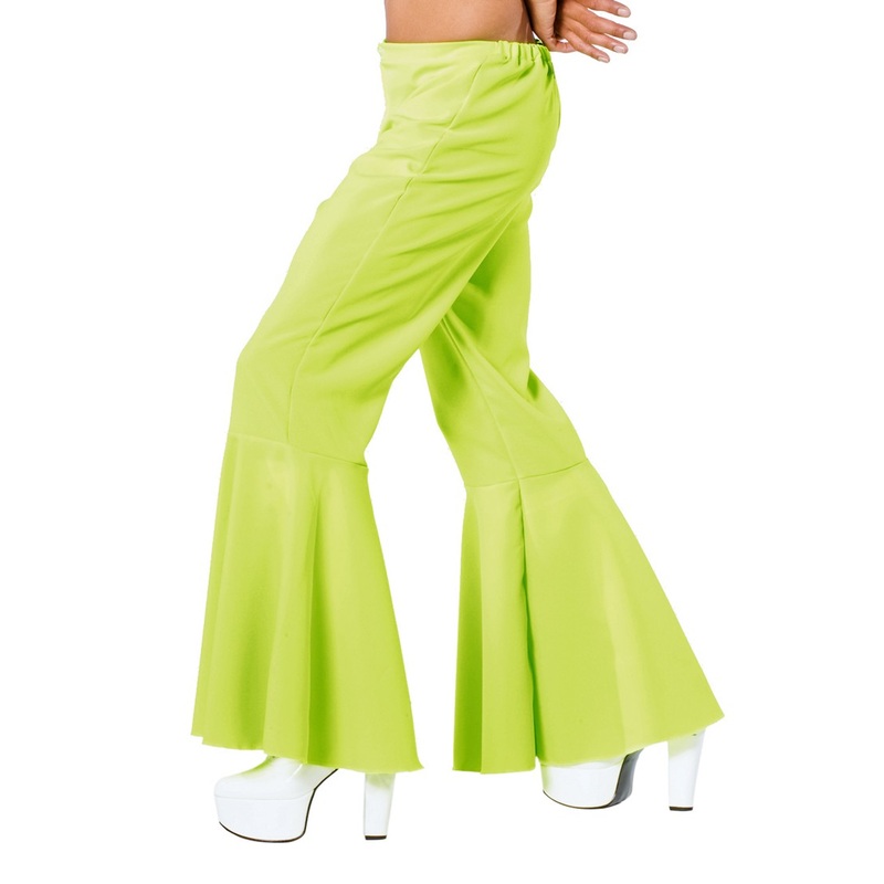 Disco Fever flared pants green 50