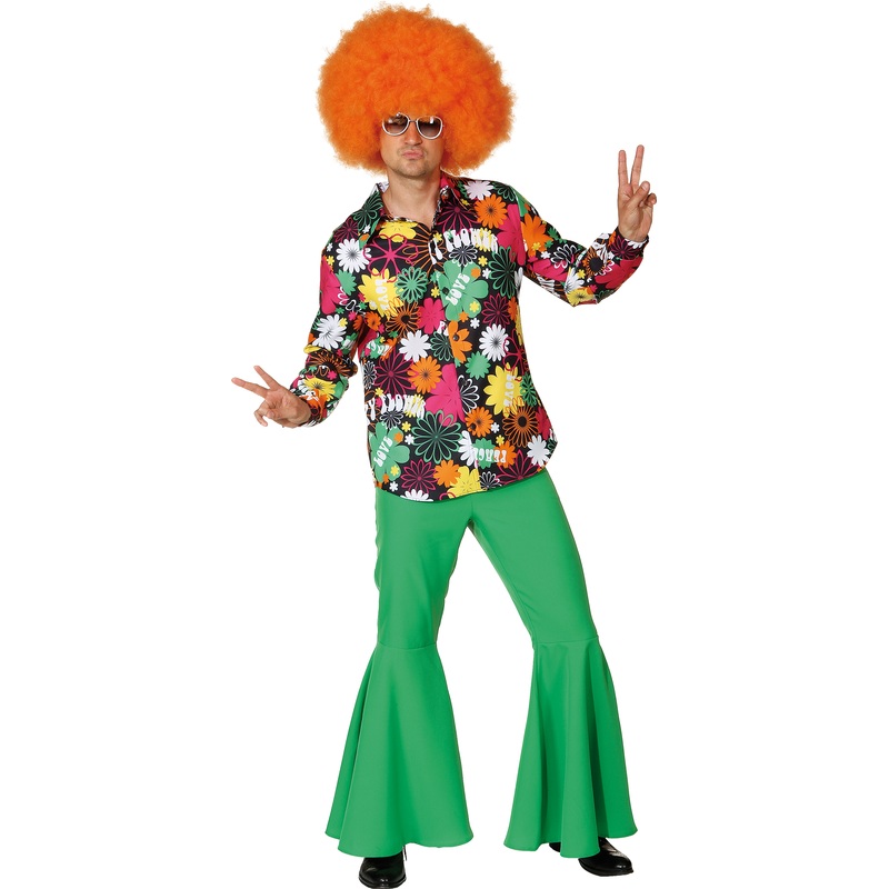 Flower Power Hippie Shirt 44-46