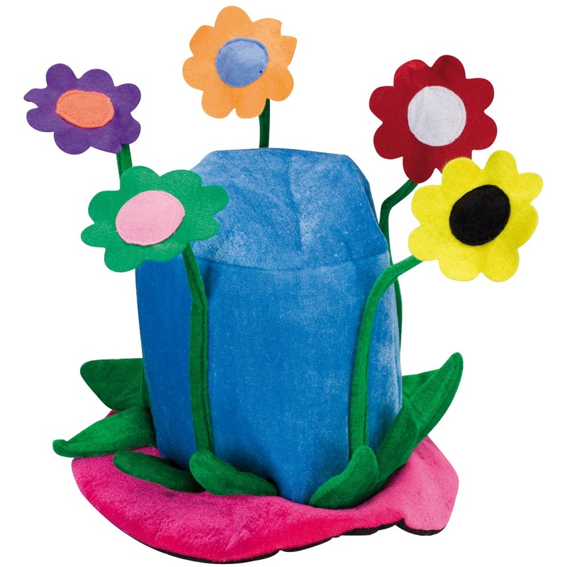 Funny flower meadow hat for adults