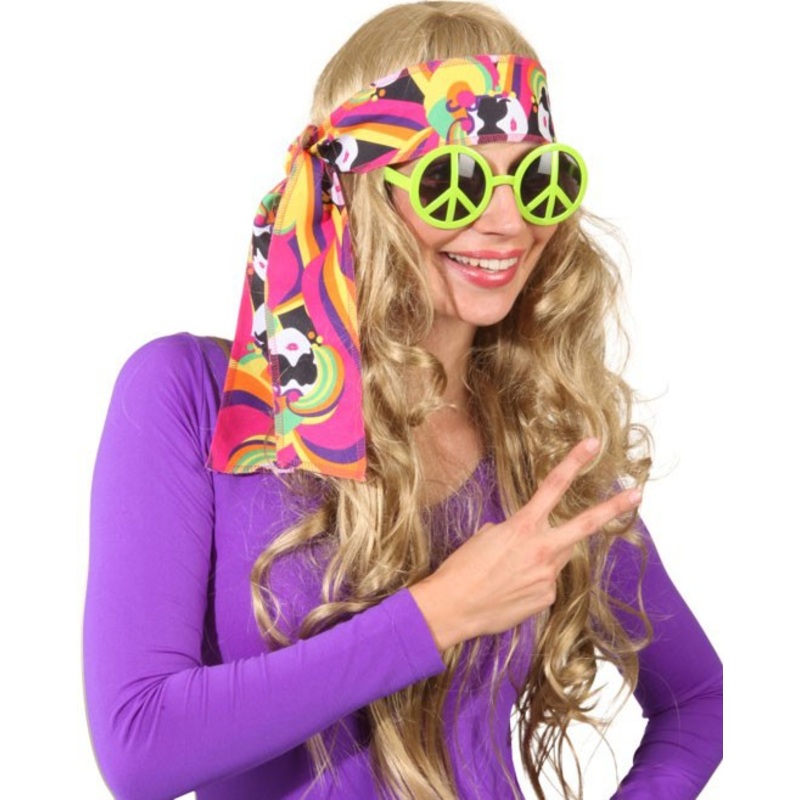 Happy hippie headband multicolored
