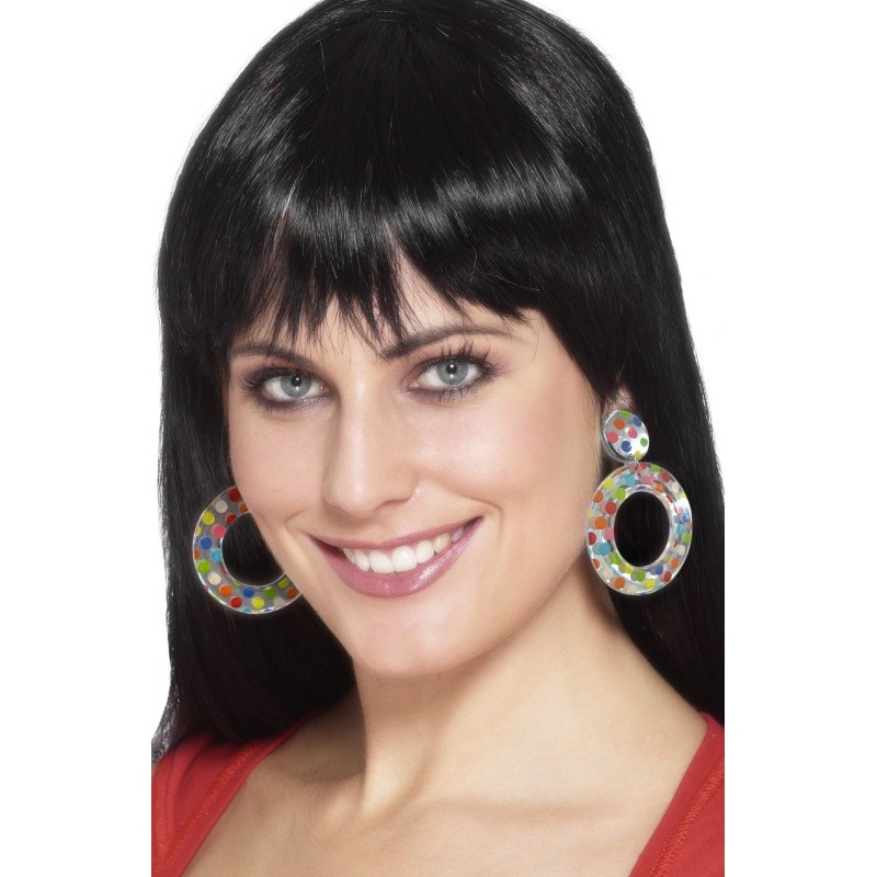 Hippie dot earrings