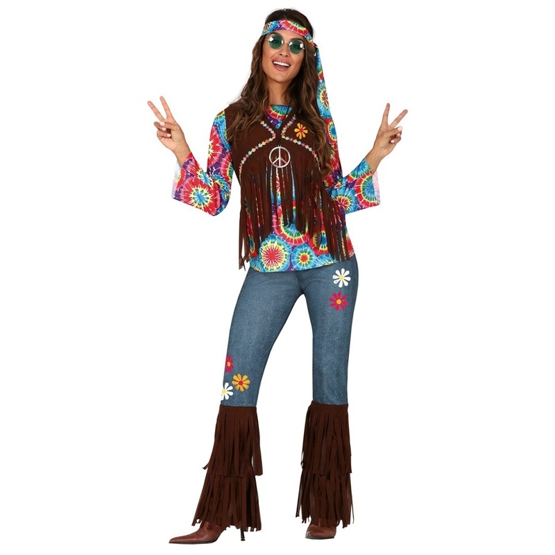 Hippie Girl Lea ladies costume M