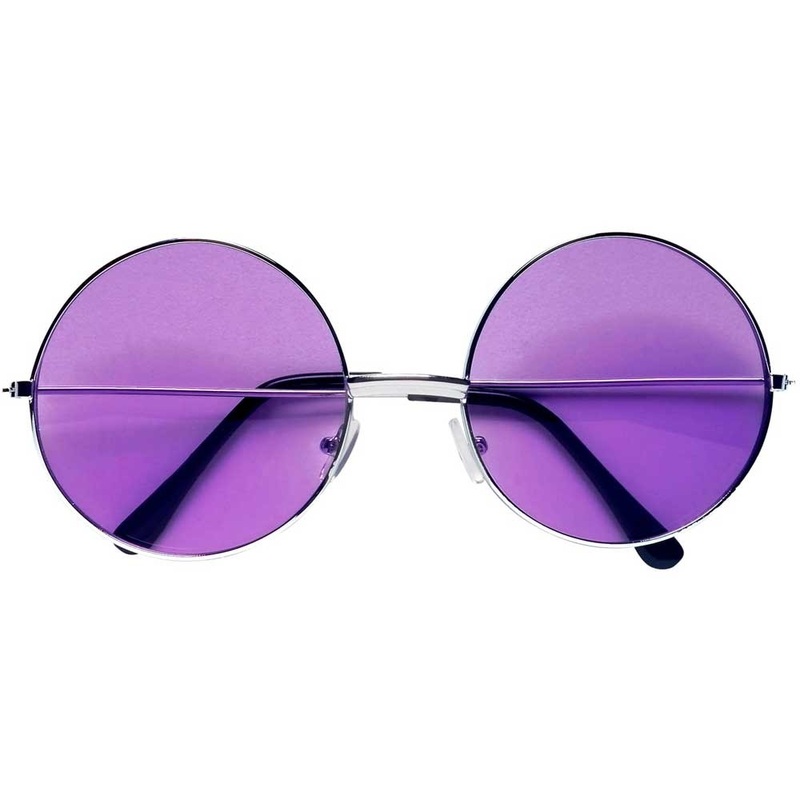 Hippie glasses John purple