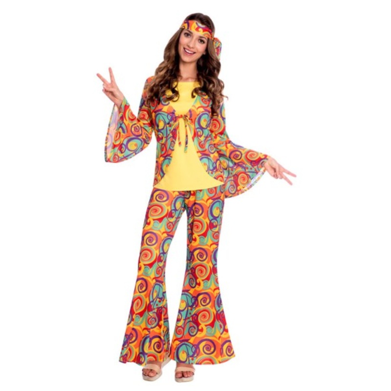 Hippie sunshine ladies costume S