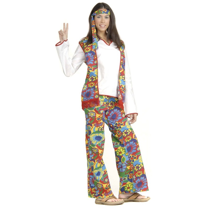 Liliane Flower Power Hippie ladies costume