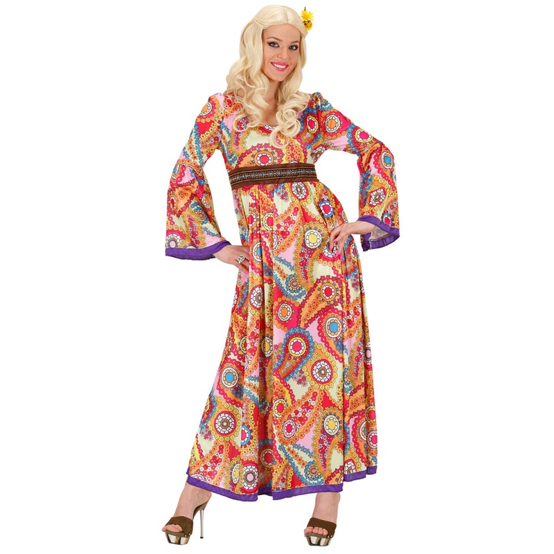 Long casual hippie women's dress S