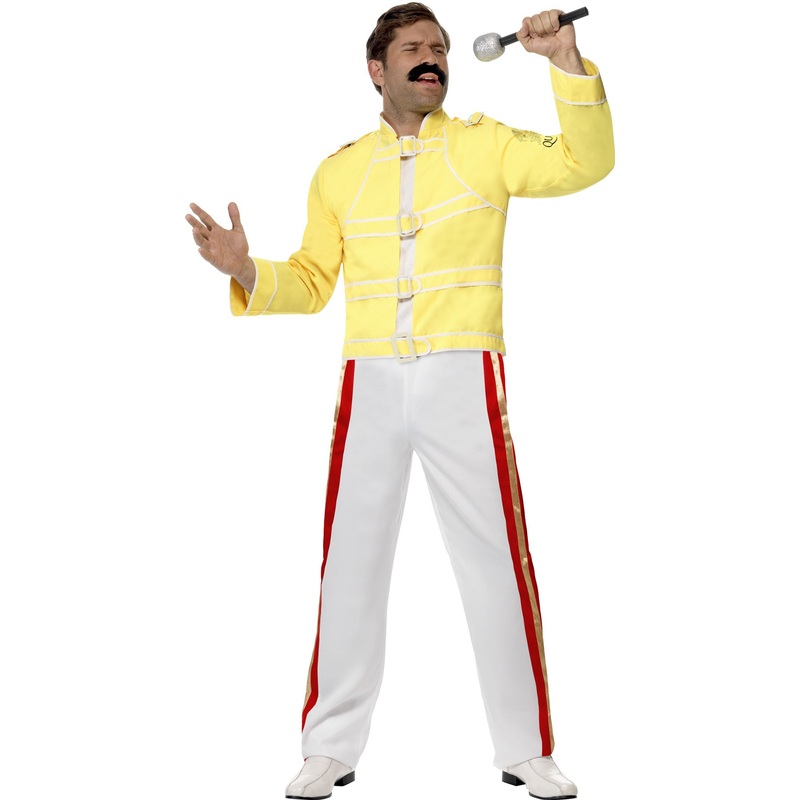 Mister Singalong pop star men's costume M