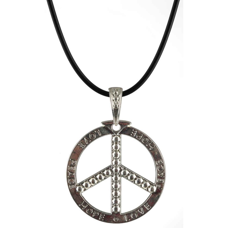Peace sign necklace