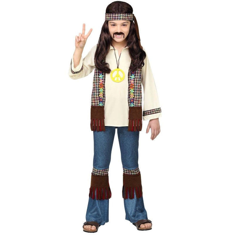 Peter hippie costume for boys 128