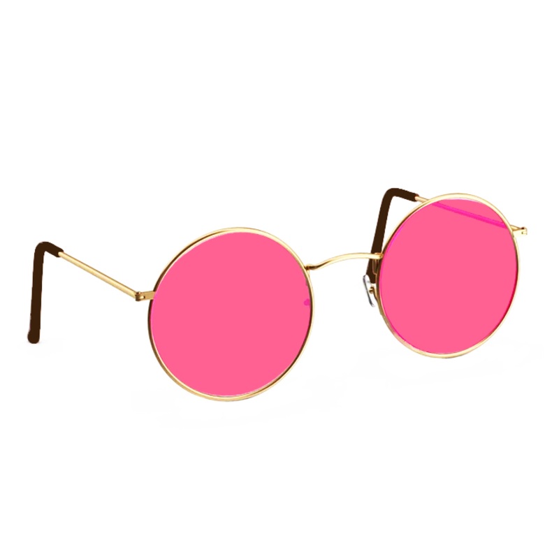 Pink hippie glasses Sonja
