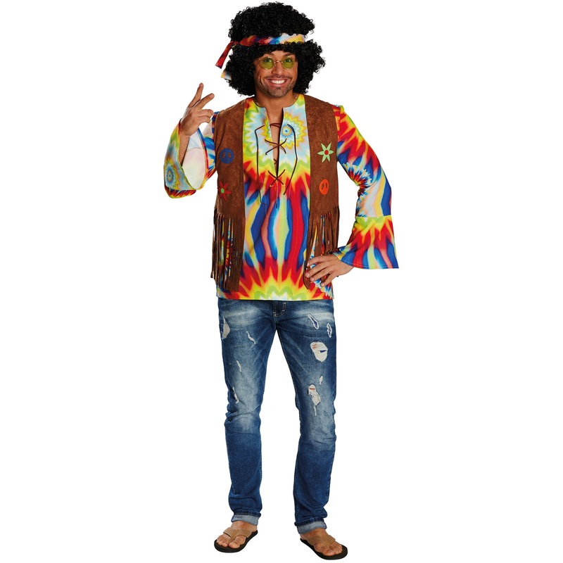 Rainbow Star hippie costume 48