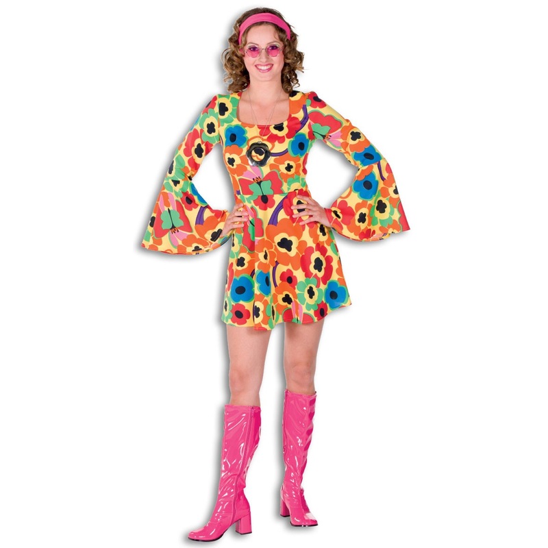 Sunny Flower Power ladies costume 34