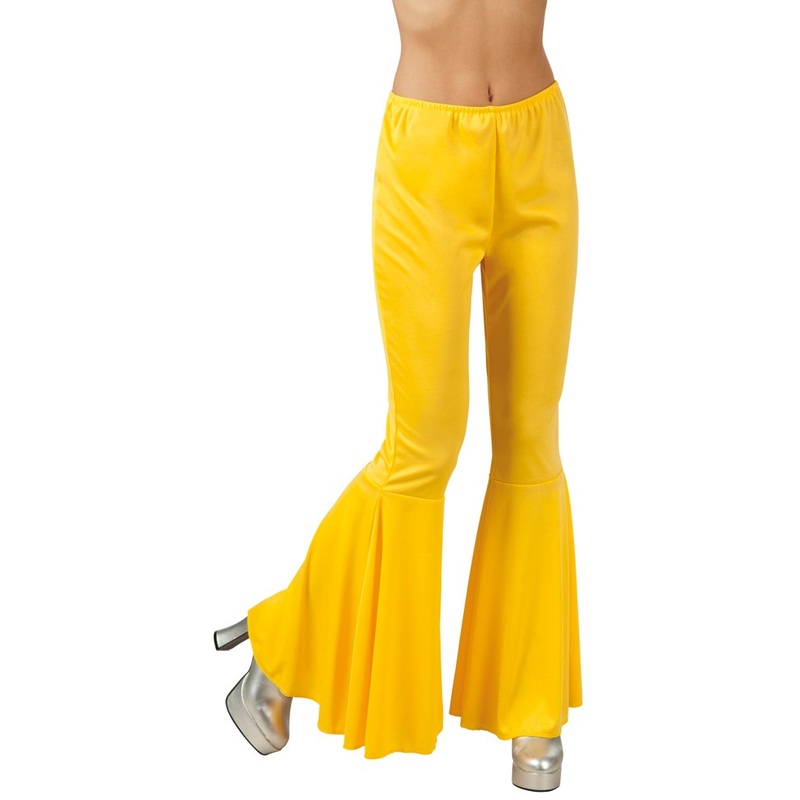 Yellow hippie bell-bottoms Kati