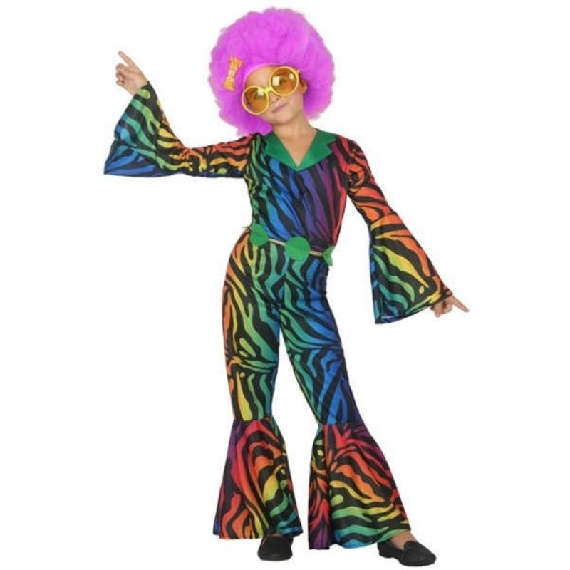 Colorful disco rainbow jumpsuit