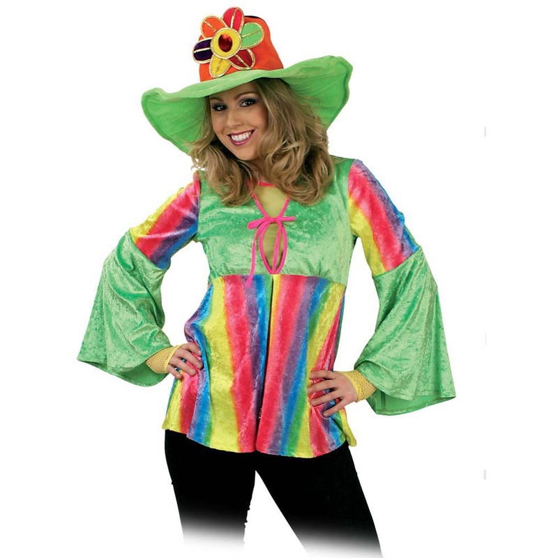 Colorful hippie ladies shirt 36