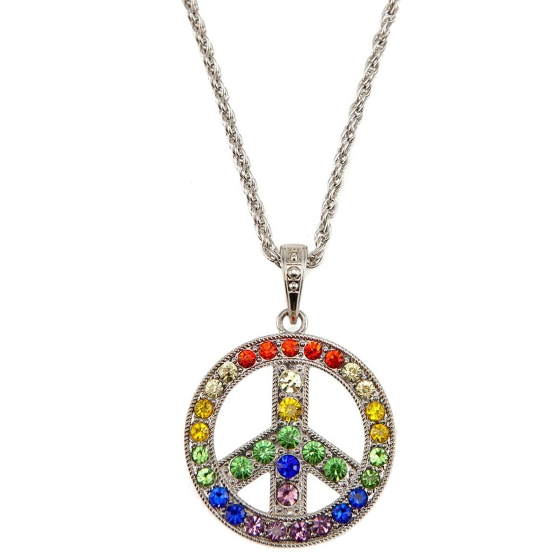 Colorful hippie necklace