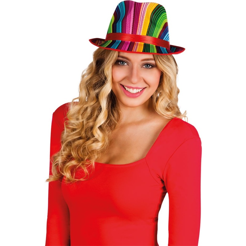 Colorful rainbow party hat