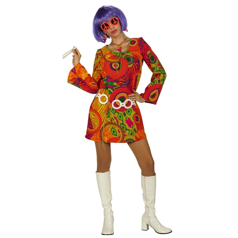 Flower Power Hippie Girl Dress 36-38