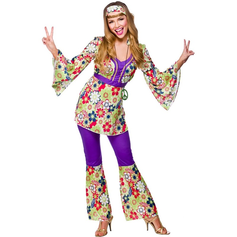 Groovy flower power costume XS