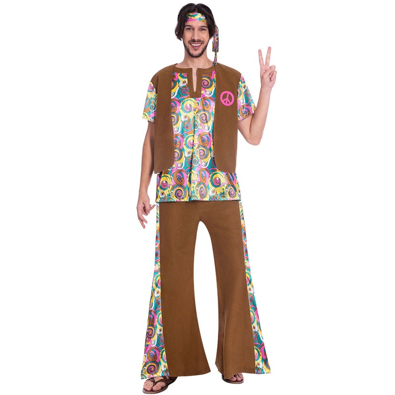 Hippie Dude Jimmy men's costume M