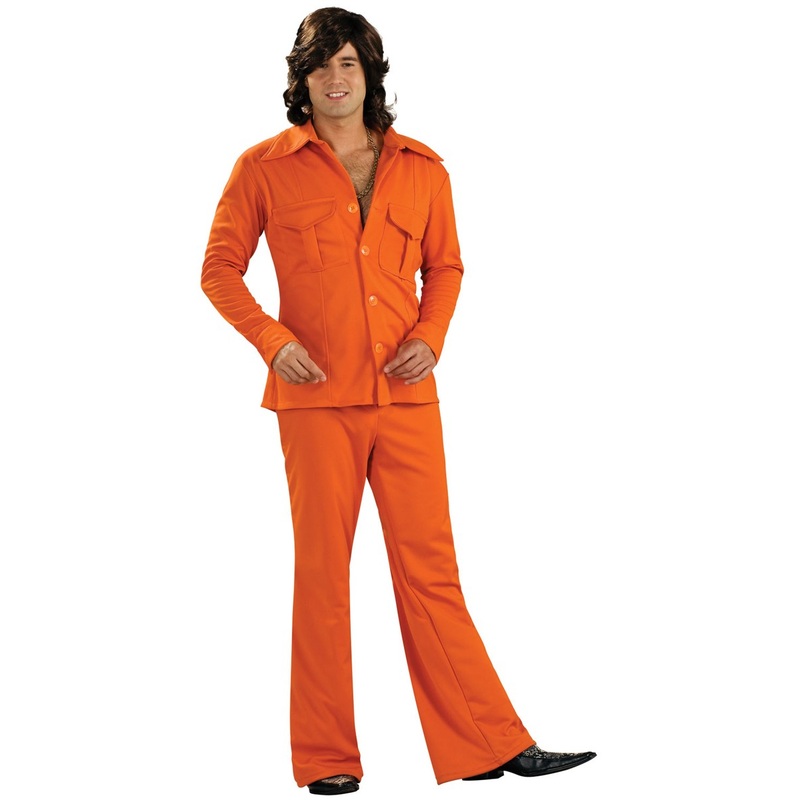 Hippie party suit orange