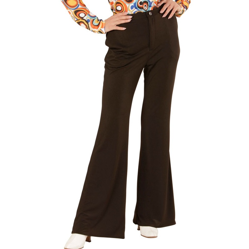 Ladies flared pants Mandy black S-M