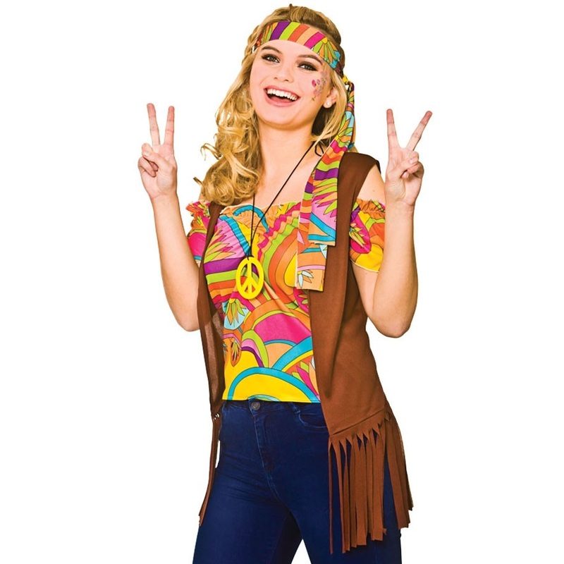 Ladies hippie costume S