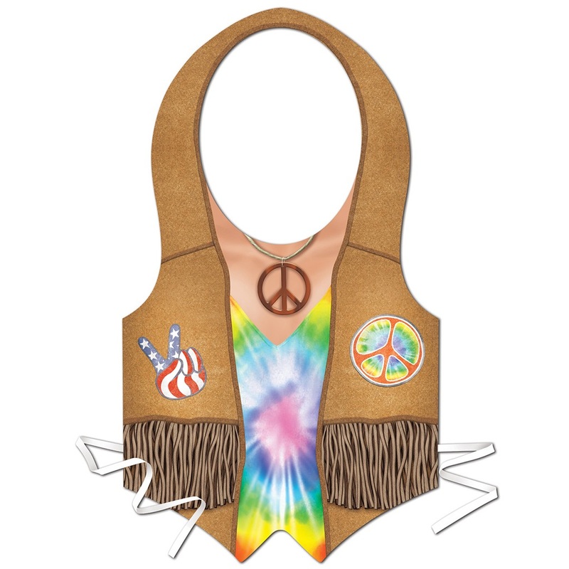Love & Peace Hippie Apron Vest
