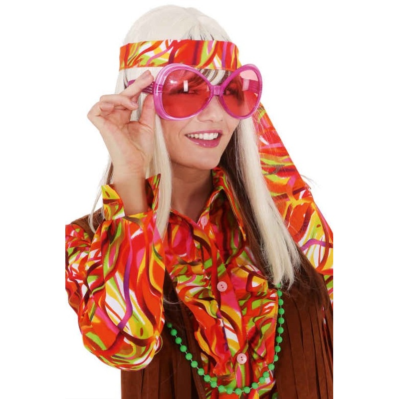 Retro 60s glasses pink