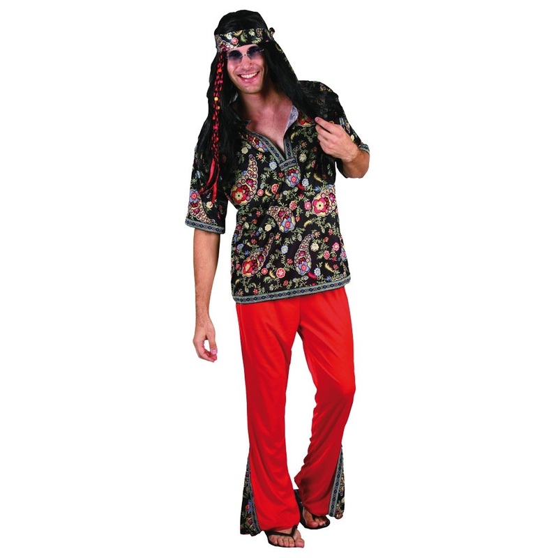 Rocky hippie mens costume