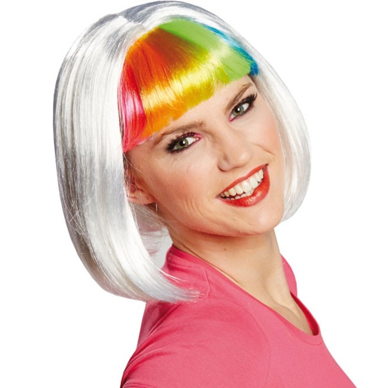 Striking pride bob wig Perla