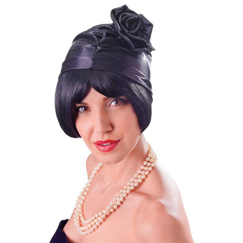 Black 20s bell hat