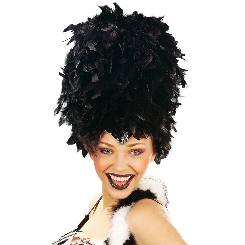 Black Manuela carnival headdress