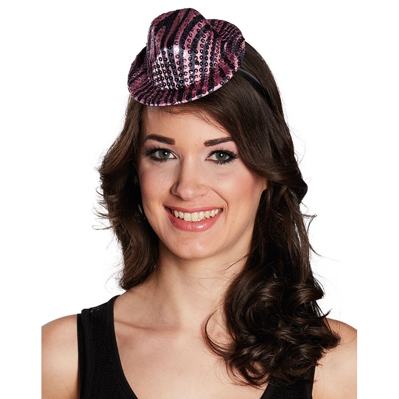 Blinky LED sequin hat