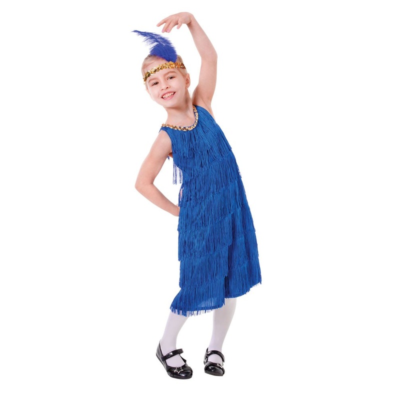 Chaleston fringed dress Mara for children S
