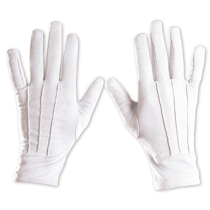 Costume Gloves White