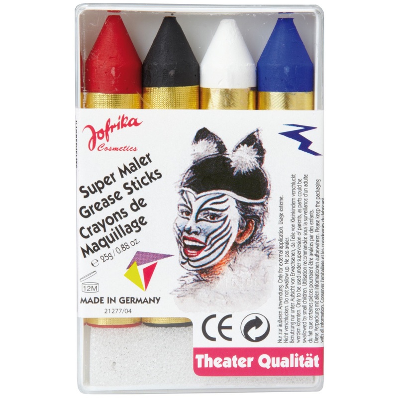 4 super painter make-up pencils