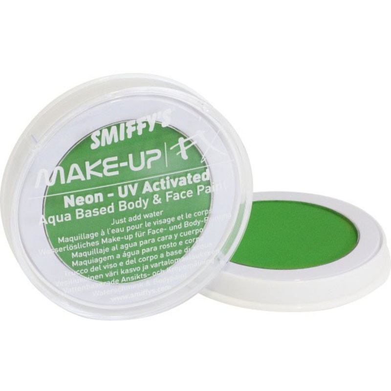 Aqua Based Neon Make Up Green