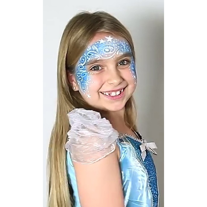 Blue Elsa make-up set