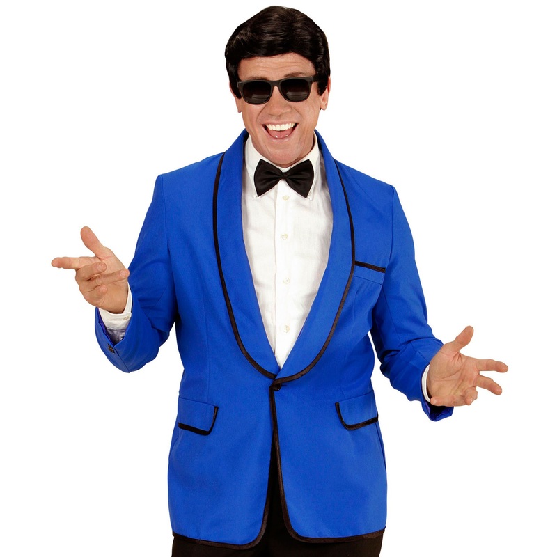 Blue stylish party men suit M-L