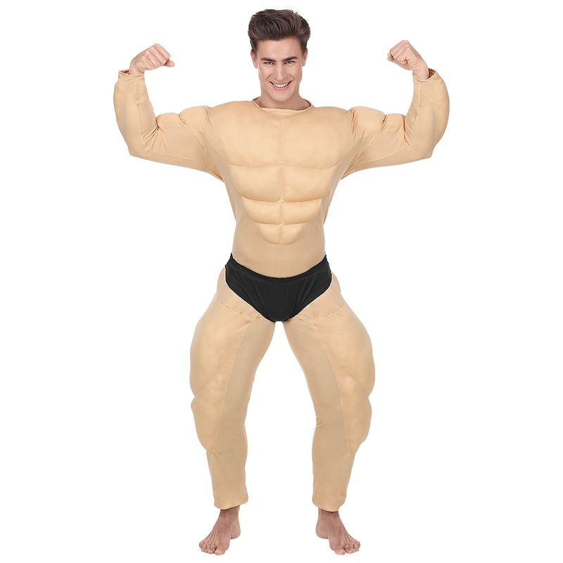 Bodybuilder muscle man costume S