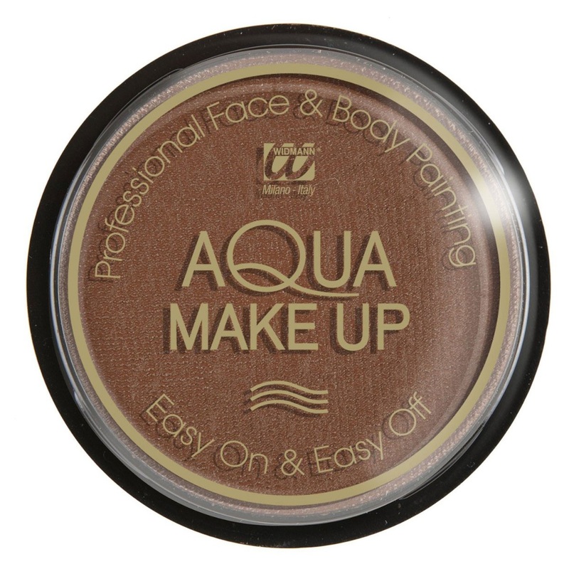 Brown aqua make-up for face and body 15g