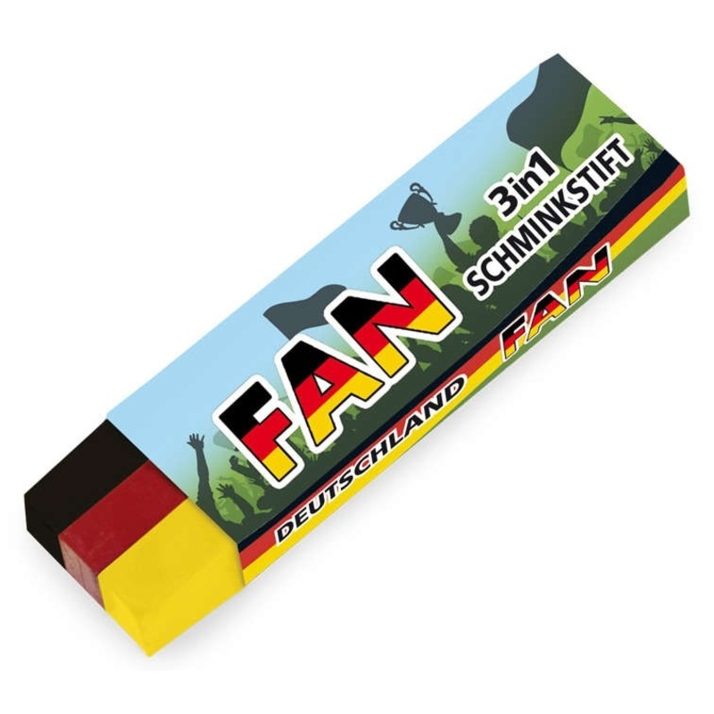 Germany Fan Make-up Stick 3-in-1