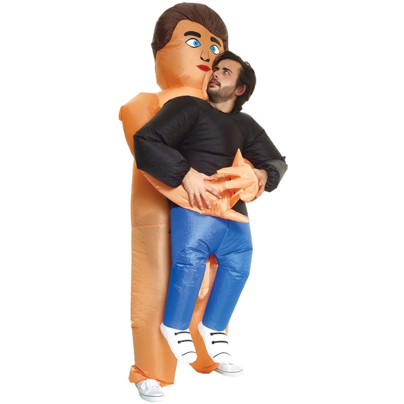 Inflatable Nackidei clinging costume