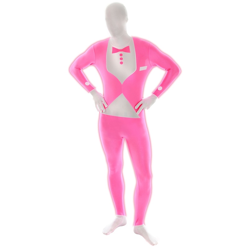 Morphsuit Tuxedo In Pink M