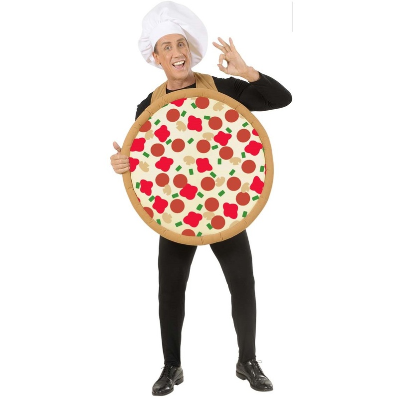 Naughty pizza costume Toni for adults