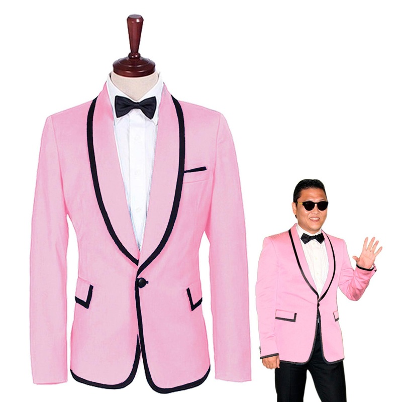 Pink party suit for men M-L