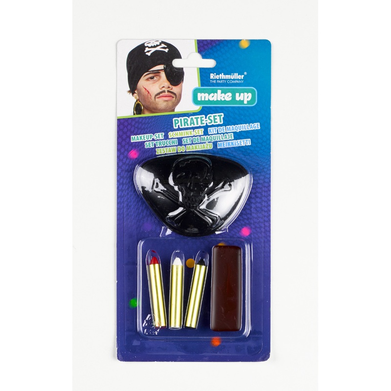 Pirate make-up pencils 5-piece set