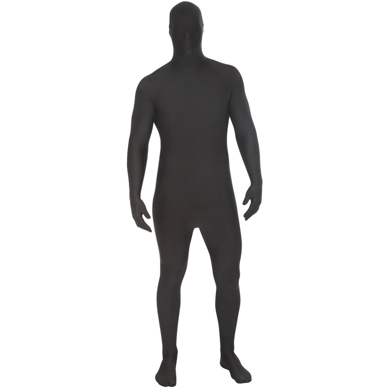 Plain black morphsuit M