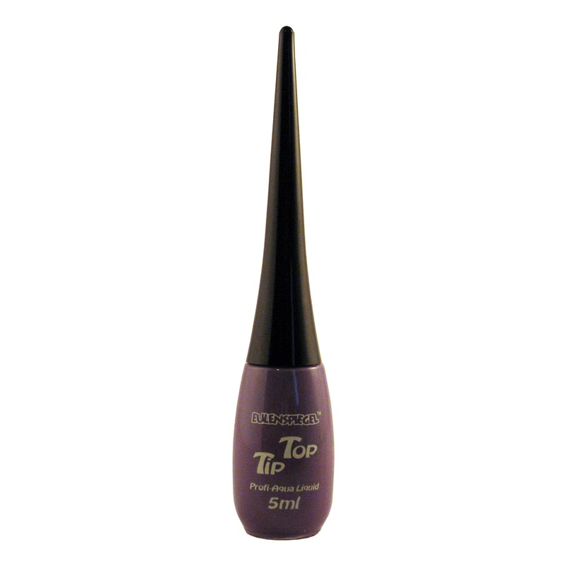 Purple professional aqua liquid brush bottle